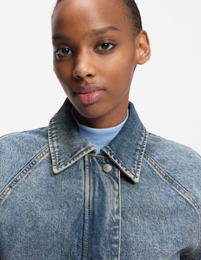 Chamarra bomber Hugo Blue para mujer