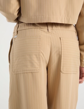 Pantalón relaxed hugo blue wide leg para mujer