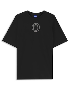 Playera manga corta Hugo Blue S26 cuello redondo para mujer