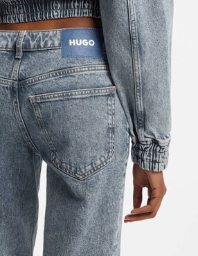Jeans straight cintura Hugo Blue para mujer