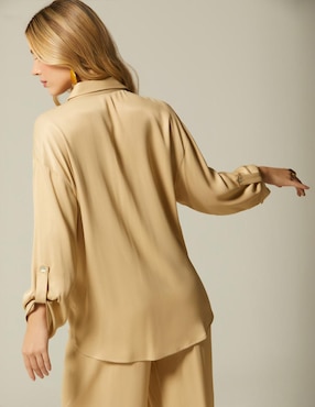 Blusa Studio F manga larga para mujer