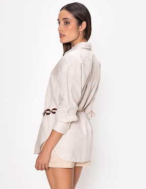 Blusa Studio F manga 3/4 para mujer