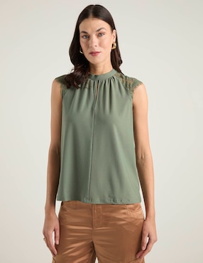 Blusa Vero Moda sin manga para mujer