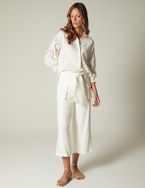 Blusa Studio F Verano en Formentera manga al codo para mujer