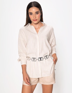 Blusa Studio F Sartorial de Verano manga 3/4 para mujer