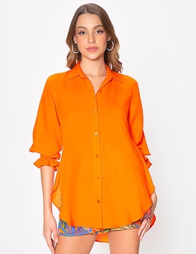 Blusa Studio F Eternal Blossom manga 3/4 para mujer