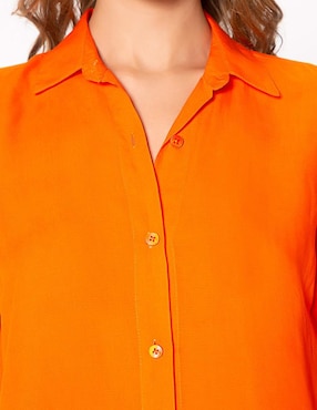 Blusa Studio F Eternal Blossom manga 3/4 para mujer