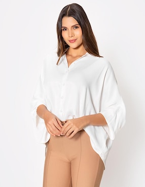 Blusa Studio F manga 3/4 para mujer