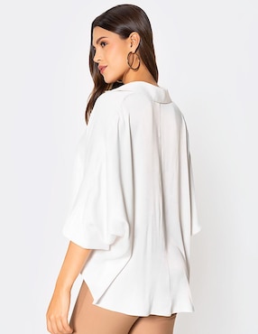 Blusa Studio F manga 3/4 para mujer