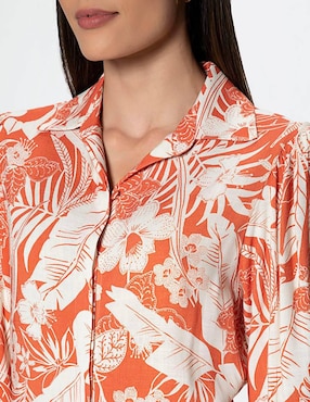 Blusa Studio F Azafran Silvestre manga 3/4 para mujer