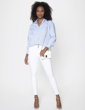 Blusa Studio F manga larga para mujer
