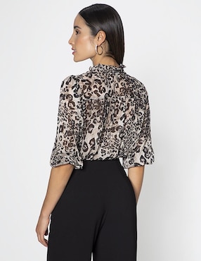 Blusa Studio F Montecarla manga 3/4 para mujer