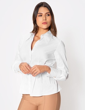 Blusa Studio F manga larga para mujer