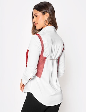 Blusa Studio F manga larga para mujer