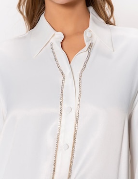 Blusa Studio F manga larga para mujer