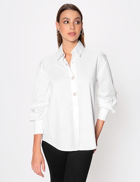 Blusa Studio F manga larga para mujer