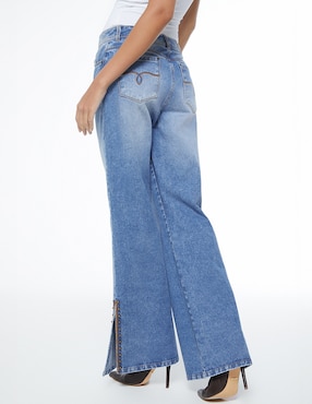Jeans acampanado Studio F Lima Denim Western 80s para mujer