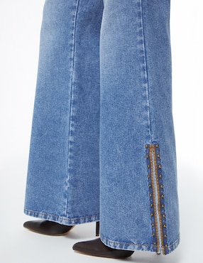 Jeans acampanado Studio F Lima Denim Western 80s para mujer