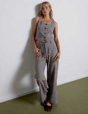 Pantalón acampanado Renatta&Go baggy para mujer