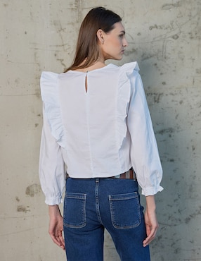 Blusa Renatta&Go manga larga para mujer