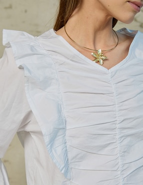 Blusa Renatta&Go manga larga para mujer
