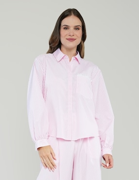 Blusa Parallel manga larga para mujer