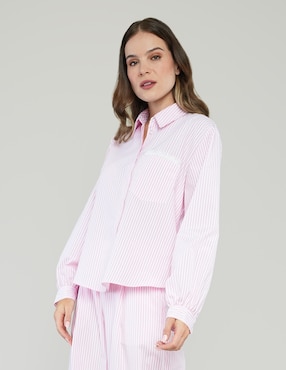 Blusa Parallel manga larga para mujer