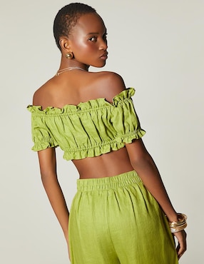 Top Studio F cuello bardot