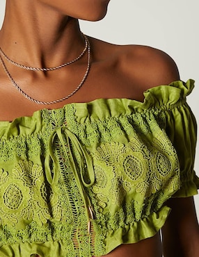 Top Studio F cuello bardot