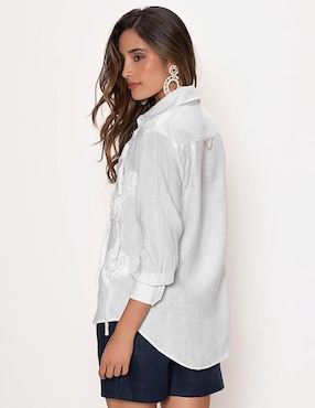 Blusa Studio F manga larga para mujer