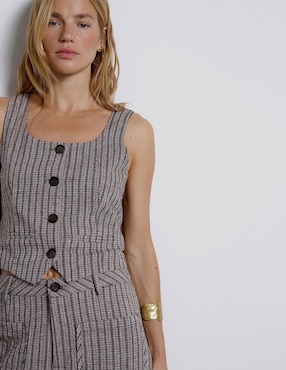 Top Renatta&Go escote cuadrado tirante ancho