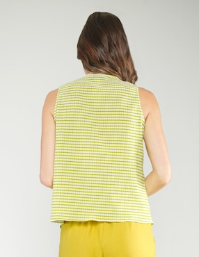Blusa Parallel sin manga para mujer