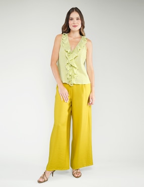 Blusa Parallel sin manga para mujer