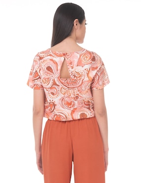 Blusa LVYOU manga corta para mujer