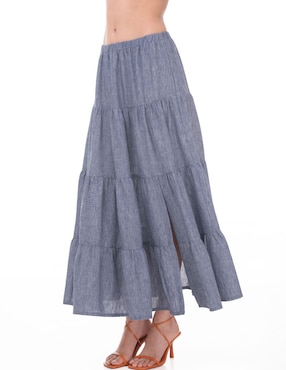 Falda maxi LVYOU a la cintura