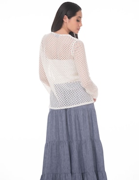 Blusa Lvyou manga larga para mujer