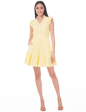 Vestido corto casual LVYOU para mujer
