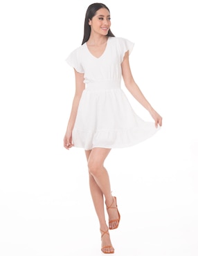 Vestido corto casual LVYOU para mujer