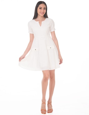 Vestido corto casual Lvyou para mujer