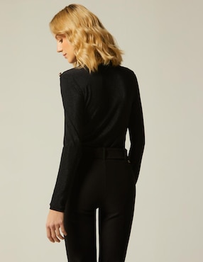 Blusa Studio F Galicia Sofisticada manga larga para mujer