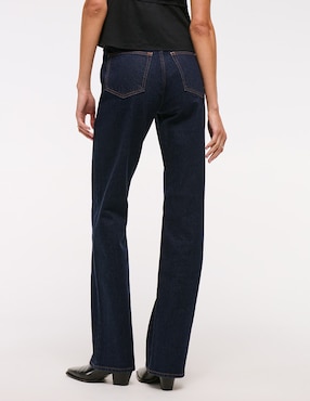 Jeans relaxed straight Abercrombie & Fitch para mujer