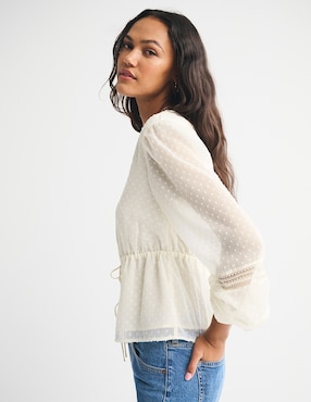 Top Abercrombie & Fitch escote v