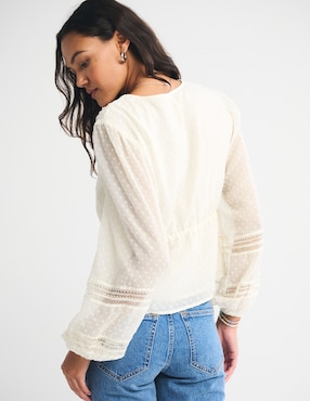 Top Abercrombie & Fitch escote v