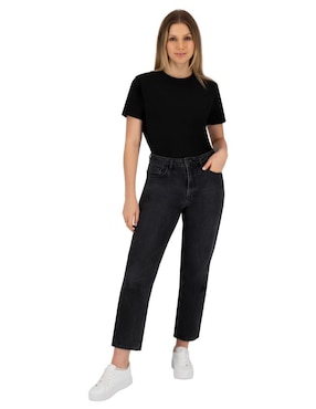 Set playera manga corta Indicum Denim Básicos cuello redondo para mujer