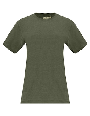 Set playera manga corta Indicum Denim Básicos cuello redondo para mujer