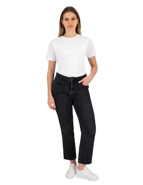 Set playera manga corta Indicum Denim Básicos cuello redondo para mujer