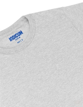 Set playera manga corta Indicum Denim Básicos cuello redondo para mujer