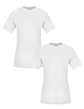 Set playera manga corta Indicum Denim Básicos cuello redondo para mujer