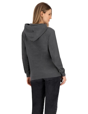Sudadera con capucha y bolsa Indicum Denim para mujer