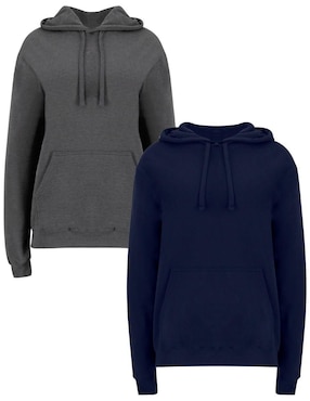 Sudadera con capucha y bolsa Indicum Denim para mujer